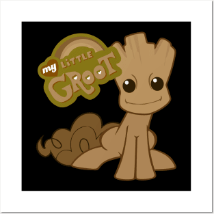 My Little Groot Pony Posters and Art